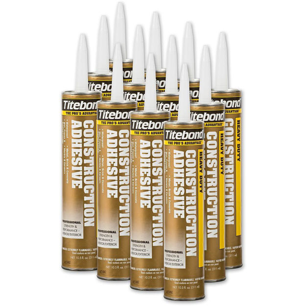 Picture of Titebond Heavy Duty Construction Adhesive - 12 Tubes