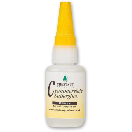 Picture of Chestnut Cyanoacrylate Adhesive Medium 20g