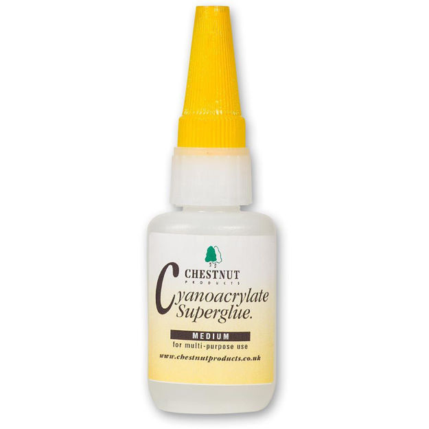 Picture of Chestnut Cyanoacrylate Adhesive Medium 20g