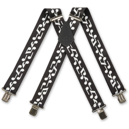 Picture of Bold Notes Black Braces - 508608