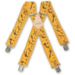 Picture of Yellow Tape Measure Braces - 341031