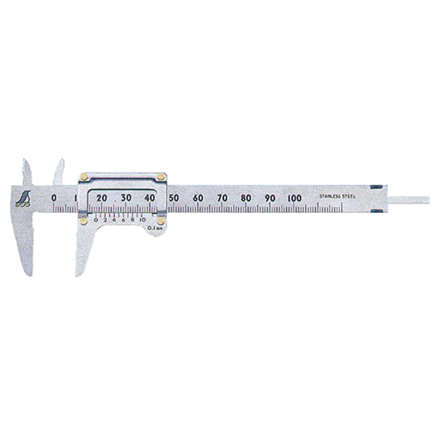 Picture of Shinwa Japanese Pocket Vernier Calipers 100mm - 19518