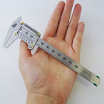 Picture of Shinwa Japanese Pocket Vernier Calipers 100mm - 19518