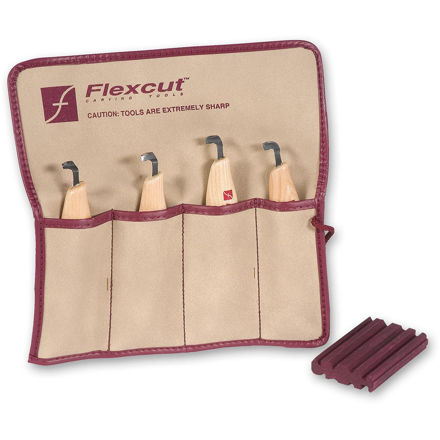 Flexcut Mallet Deluxe Tool Set Tool Set 10 Piece