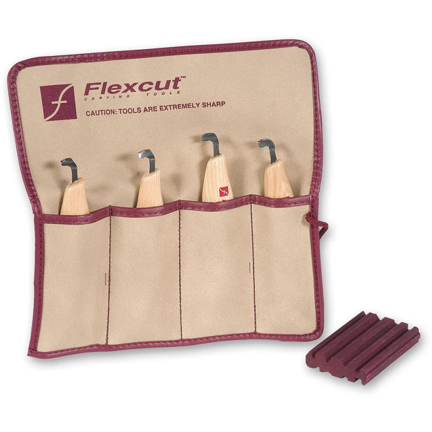 Picture of Flexcut KNL150 4pc Left Handed Scorp Set - 486301