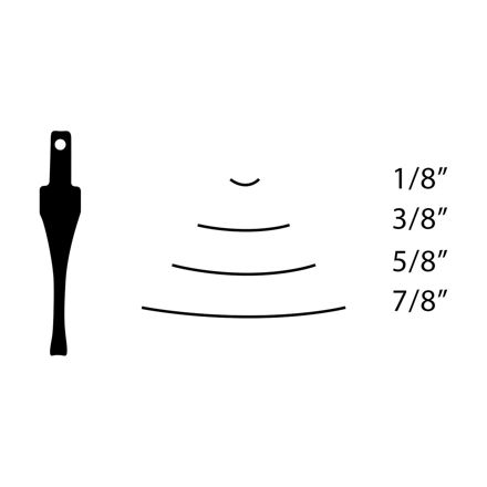 Picture of Flexcut SK600 Chisel Sweep 3 - 1/8" (3mm) - 476364