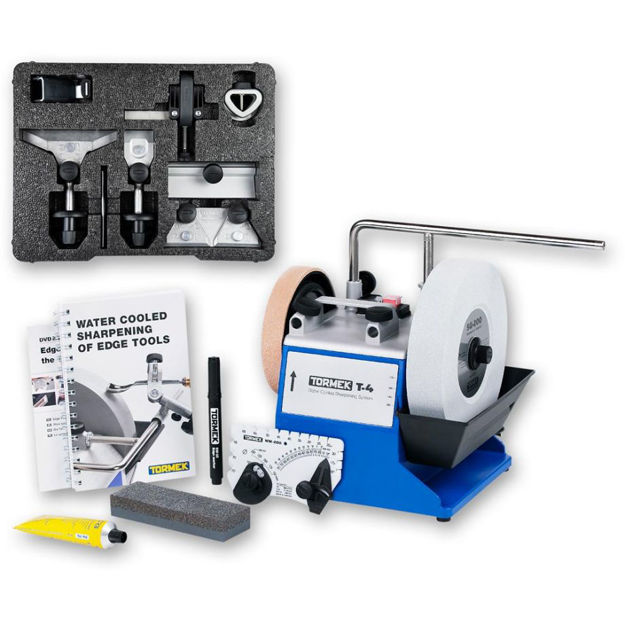 Picture of Tormek T-4 Water Cooled Sharpening System With HTK-806 Kit Hand Tool - 720736