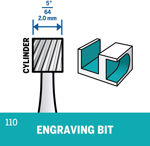 Picture of DREMEL 110 Engraving Cutter 1.9mm