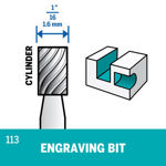 Picture of DREMEL 113 Engraving Cutter 1.6mm