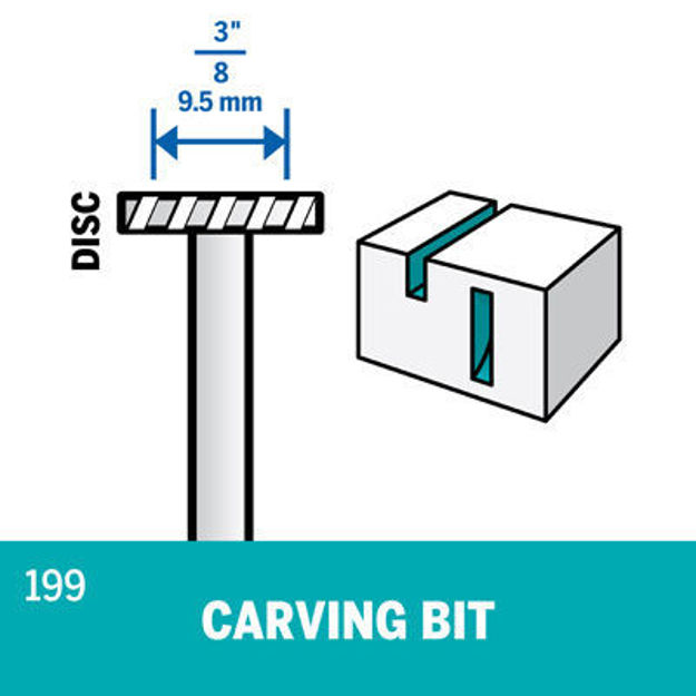 Picture of DREMEL 199 Engraving Cutter 9.5mm