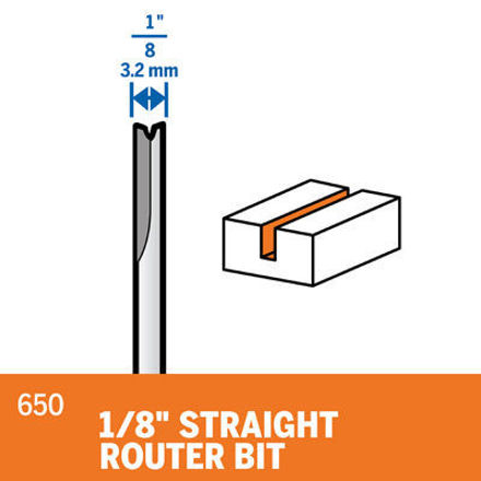 Picture of DREMEL 650 Straight Router Bit 3.2mm