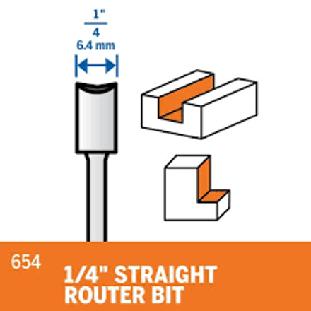 Picture of DREMEL 654 Straight Router 6.4mm