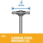 Picture of DREMEL 428 Carbon Steel Brush 19mm
