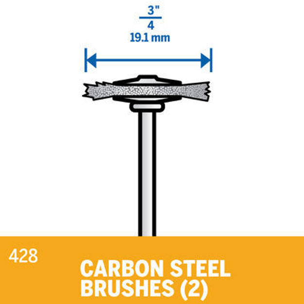 Picture of DREMEL 428 Carbon Steel Brush 19mm