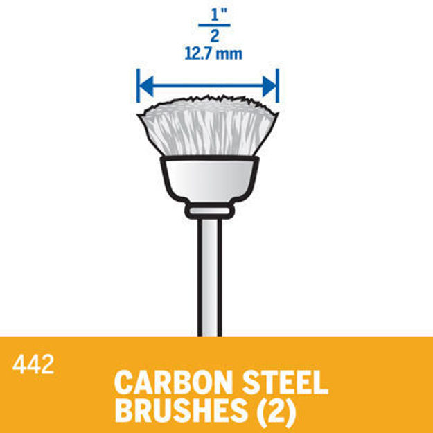 Picture of DREMEL 442 Carbon Steel Brush 13mm