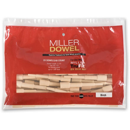 Picture of Miller Large Dowels 2X Oak 100pk - 475190