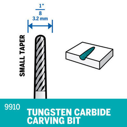 Picture of DREMEL 9910 Tungsten Carbide Spear Tip 3.2mm