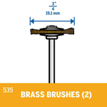 Picture of DREMEL 535 Brass Brush 19mm