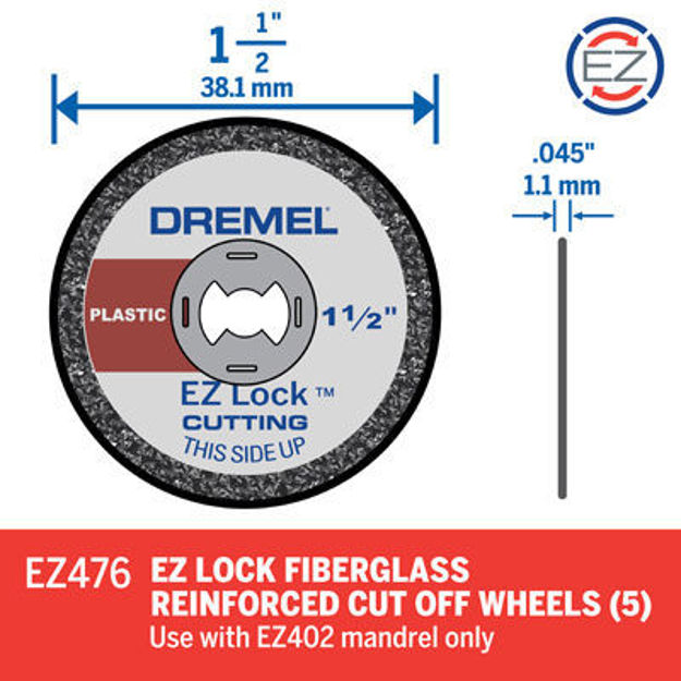 Picture of DREMEL SC476 Plastic Cutting Wheels - Pk 5