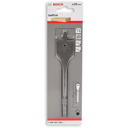 Picture of Bosch Self Cutting Flat Bit 30mm