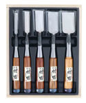 Picture of Murakuni Oire Nomi Japanese Chisel Set 5pc - White Paper SK85