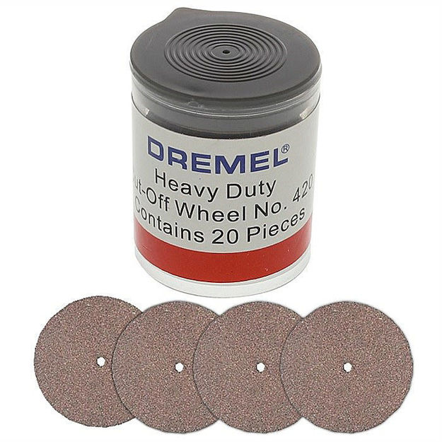 DREMEL 420 24mm Heavy Duty Cut Off Wheel Pk 20 Tyzacktools