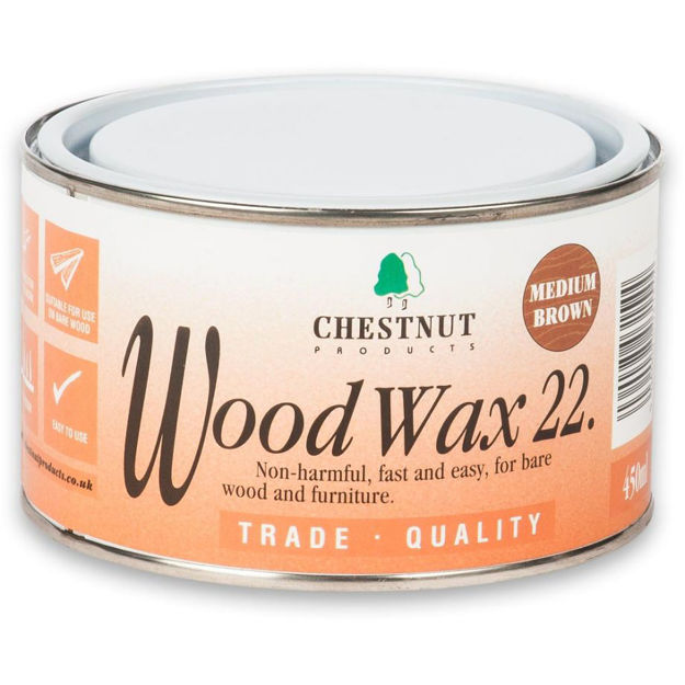 Picture of Chestnut Woodwax 22 - Medium Brown 450ml