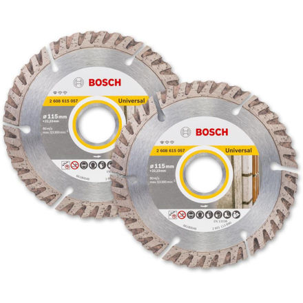 Picture of Bosch 115mm Diamond Disc Twin Pack - 2608 615 57