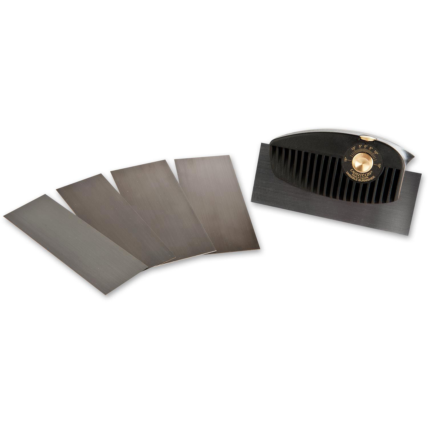 Veritas Variable Scraper Burnisher & Super Hard Milled Scrapers