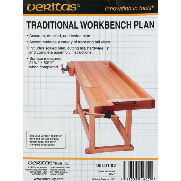 Picture of Veritas Traditional Bench Plan - 476770 05L01.02