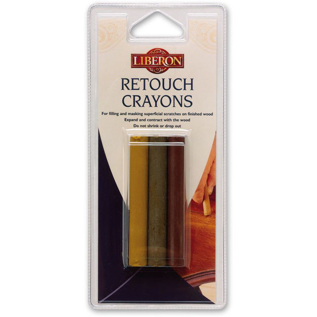 Picture of Liberon Retouch Crayons Mixed Pack 3 - LIBRCA