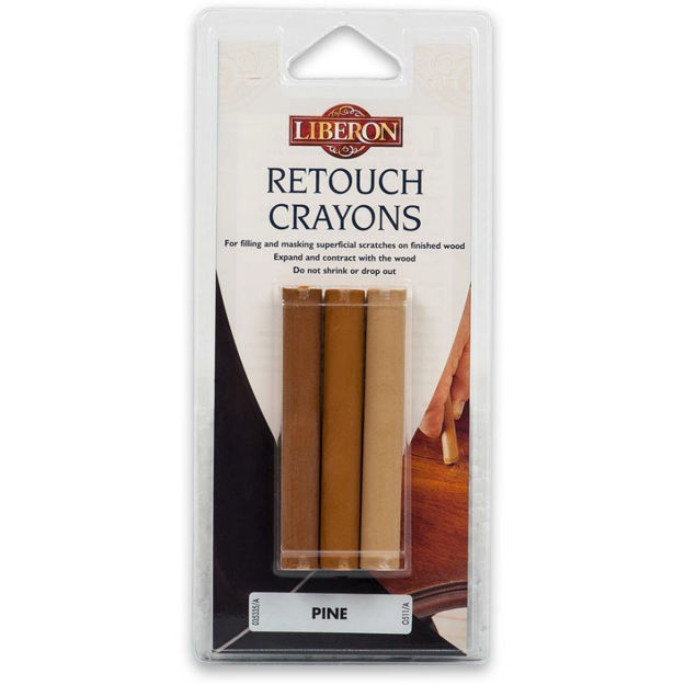 Picture of Liberon Retouch Crayons Pine Pack 3 - LIBRCP