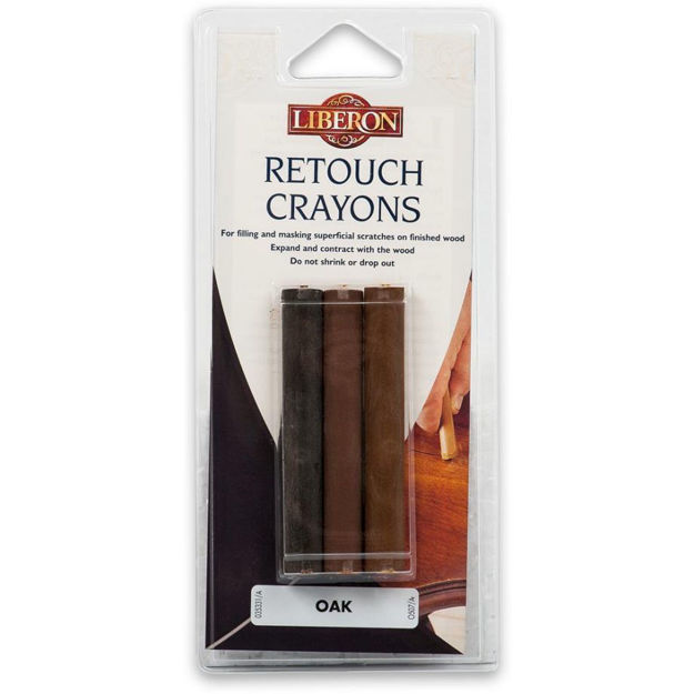Picture of Liberon Retouch Crayons Oak Pack 3 - LIBRCO