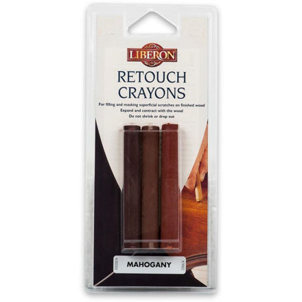 Picture of Liberon Retouch Crayons Mahogany Pack 3 - LIBRCM