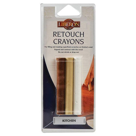 Picture of Liberon Retouch Crayons Kitchen Pack 3 - LIBRCK