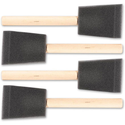 Picture of Chestnut Foam Brushes Pack 4 - 50mm