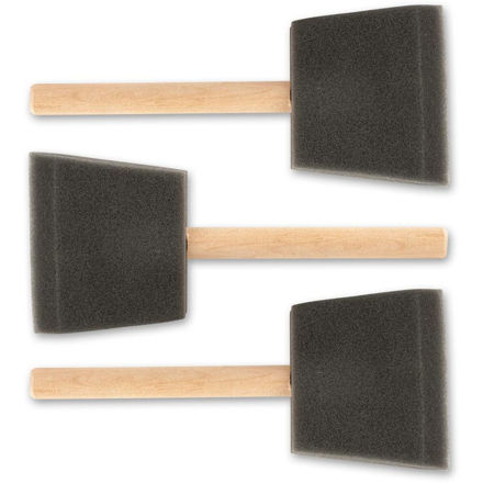 Picture of Chestnut Foam Brushes Pack 3 - 75mm