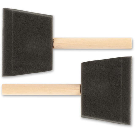 Picture of Chestnut Foam Brushes Pack 2 - 100mm