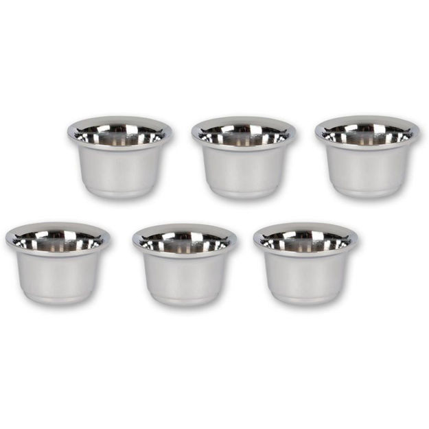 Picture of Chrome Candle Cup Pack of 6 - 506387