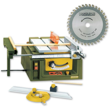 Picture of Proxxon 27070 FET Table Saw & 80mm Saw Blade - 717740