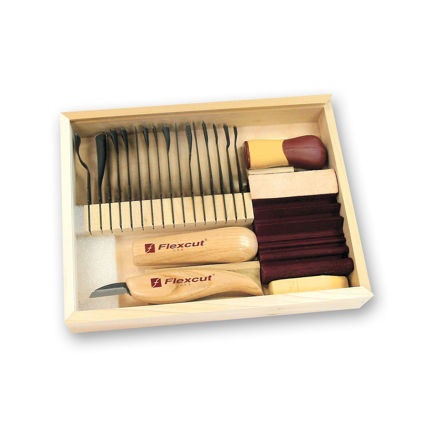 Picture of Flexcut SK108 21 Piece Starter Carving Set - 702084