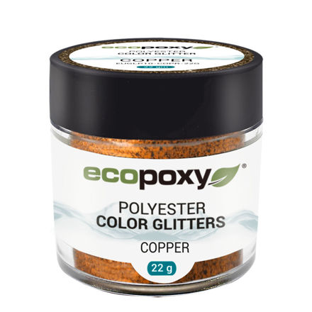 Picture of EcoPoxy Polyester Colour Glitter - Copper 22g