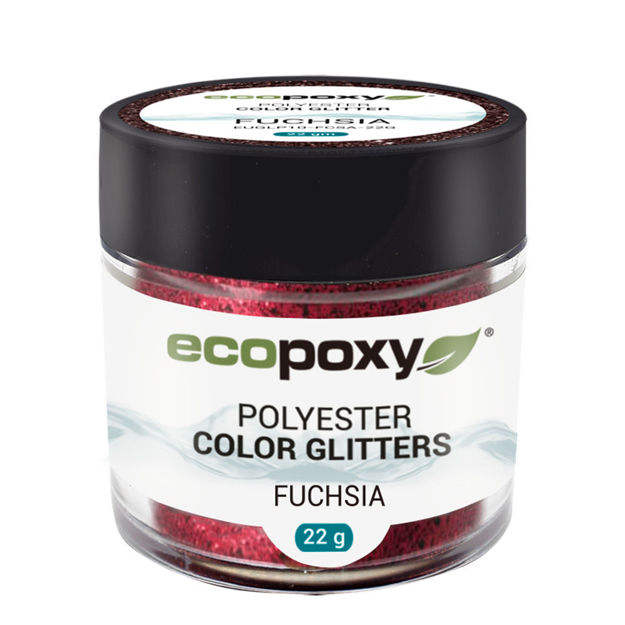 Picture of EcoPoxy Polyester Colour Glitter - Fuchsia 22g
