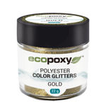 Picture of EcoPoxy Polyester Colour Glitter - Gold 22g