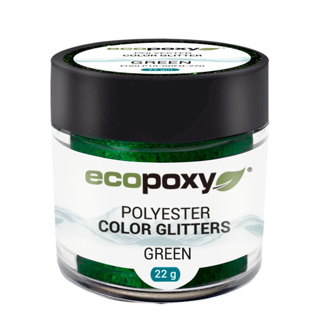 Picture of EcoPoxy Polyester Colour Glitter - Green 22g