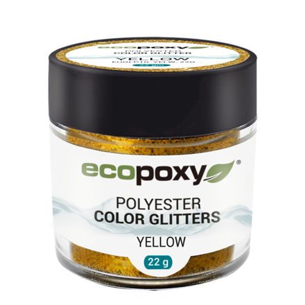 Picture of EcoPoxy Polyester Colour Glitter - Yellow 22g