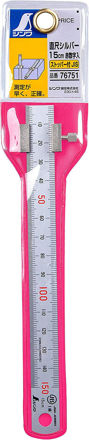 Picture of Shinwa Japanese 150mm Stainless Steel Rule With Ruler Stop - 76751