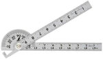 Picture of Shinwa 62995 Japanese Mini Protractor Rule Angle Finder Chrome Finish