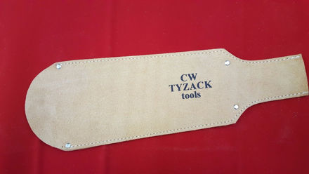 Picture of Tyzack 13a Suede Leather Japanese Saw Case for Ryoba Saws
