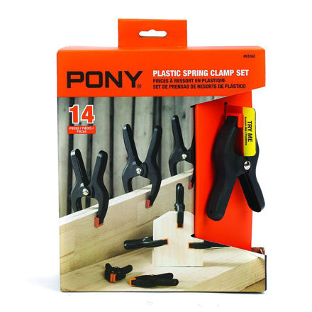 Picture of Pony 14 Piece Plastic Spring Clamp Set - POJ93260